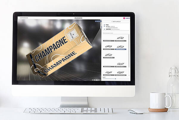 Prototype app: Surface finishing of a folding box
